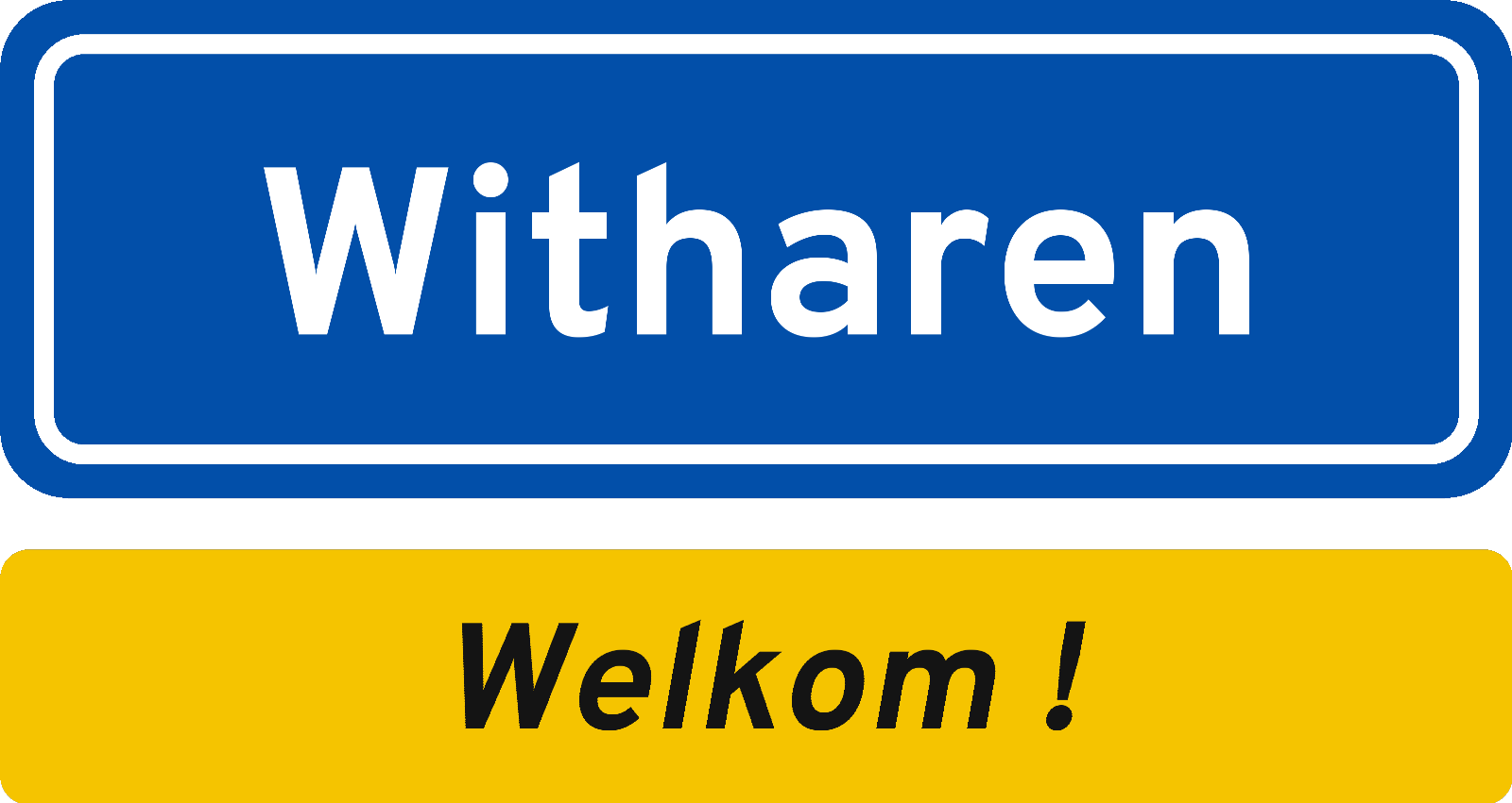 Welkomstbord Witharen