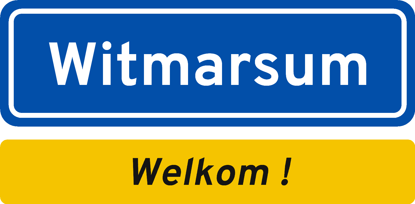 Welkomstbord Witmarsum