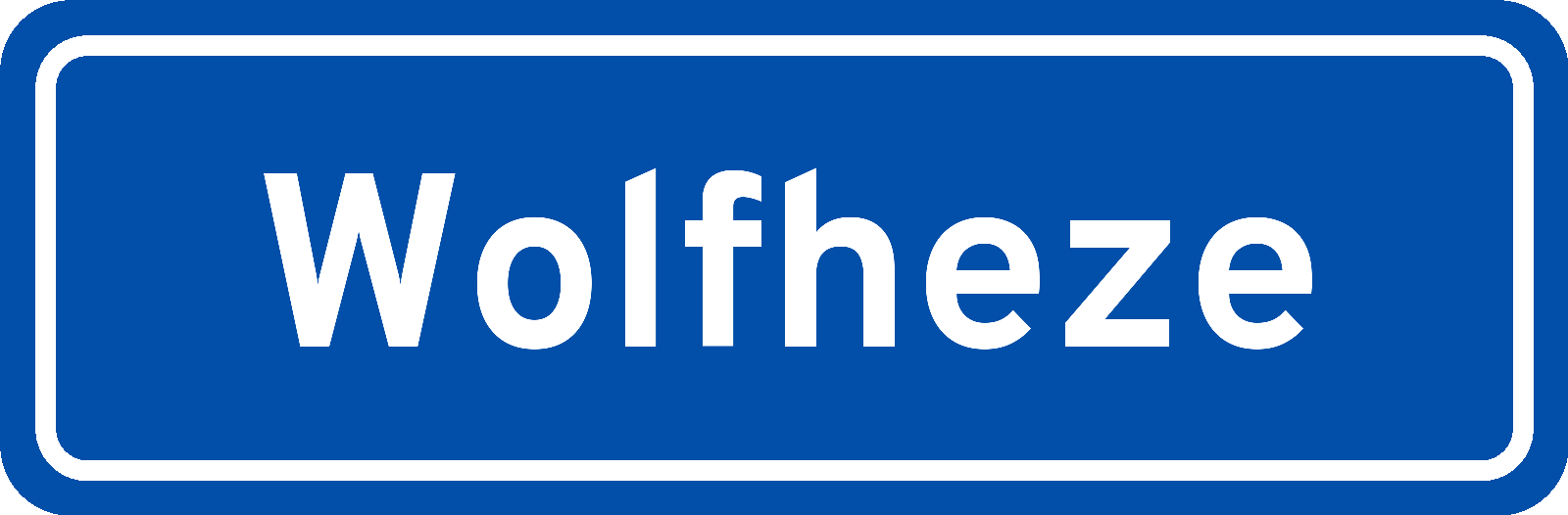 Plaatsnaambord Wolfheze