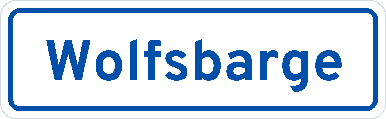 Plaatsnaambord Wolfsbarge