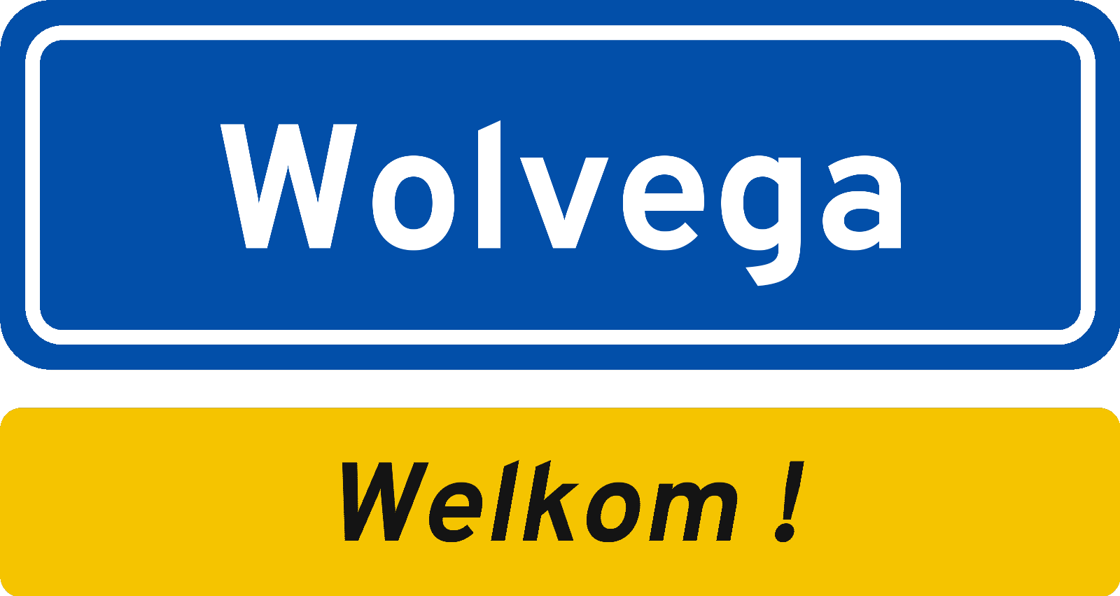 Welkomstbord Wolvega