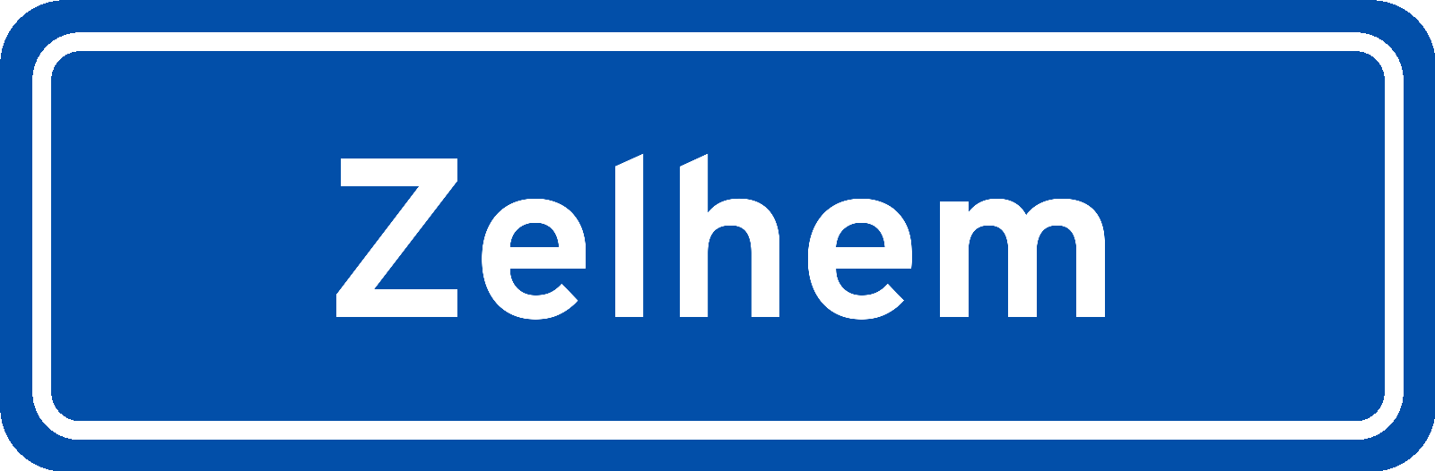 Plaatsnaambord Zelhem