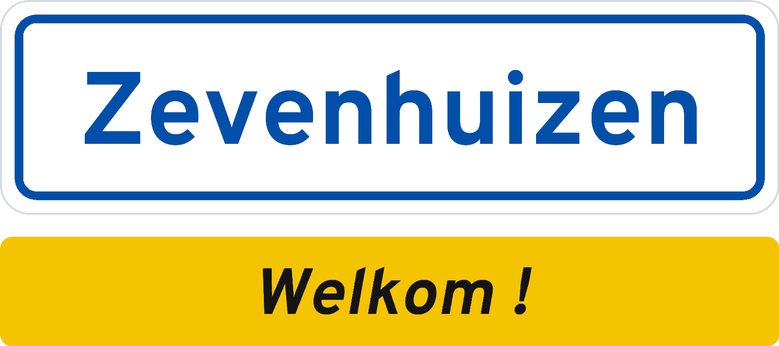 Welkomstbord Zevenhuizen