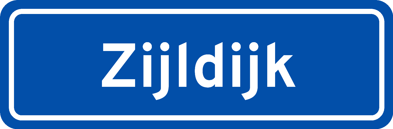 Plaatsnaambord Zijldijk