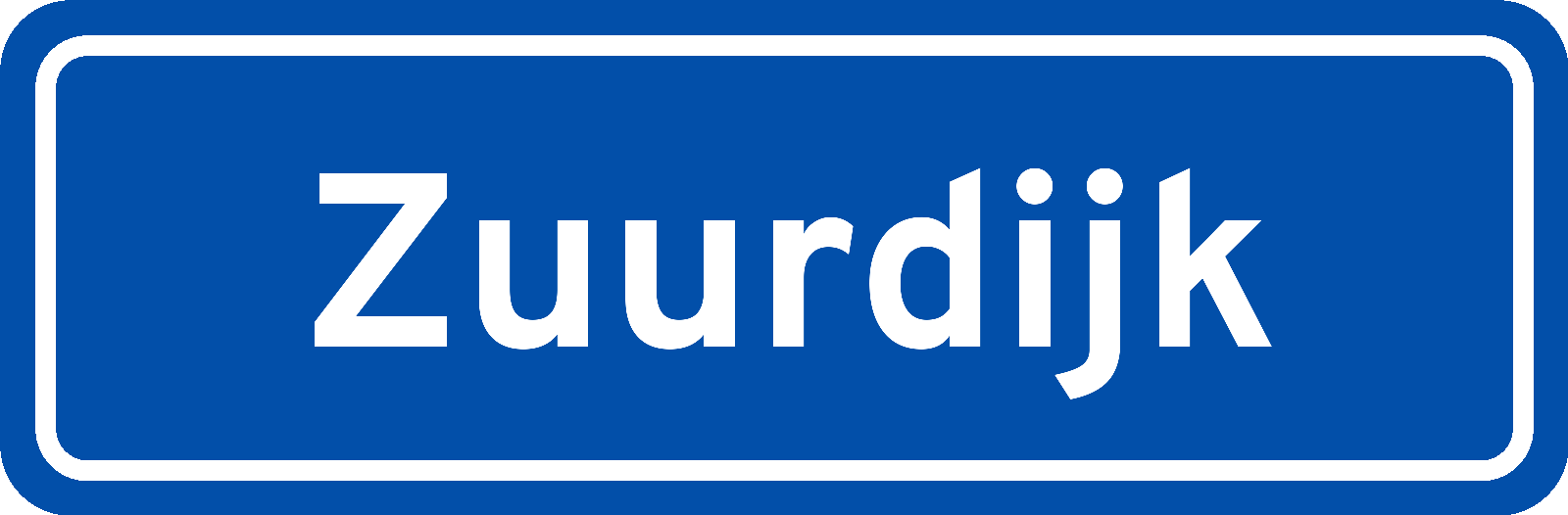 Plaatsnaambord Zuurdijk