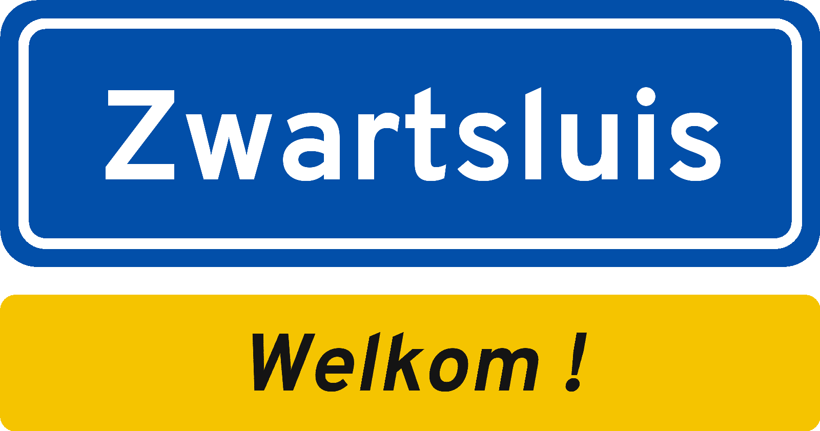 Welkomstbord Zwartsluis